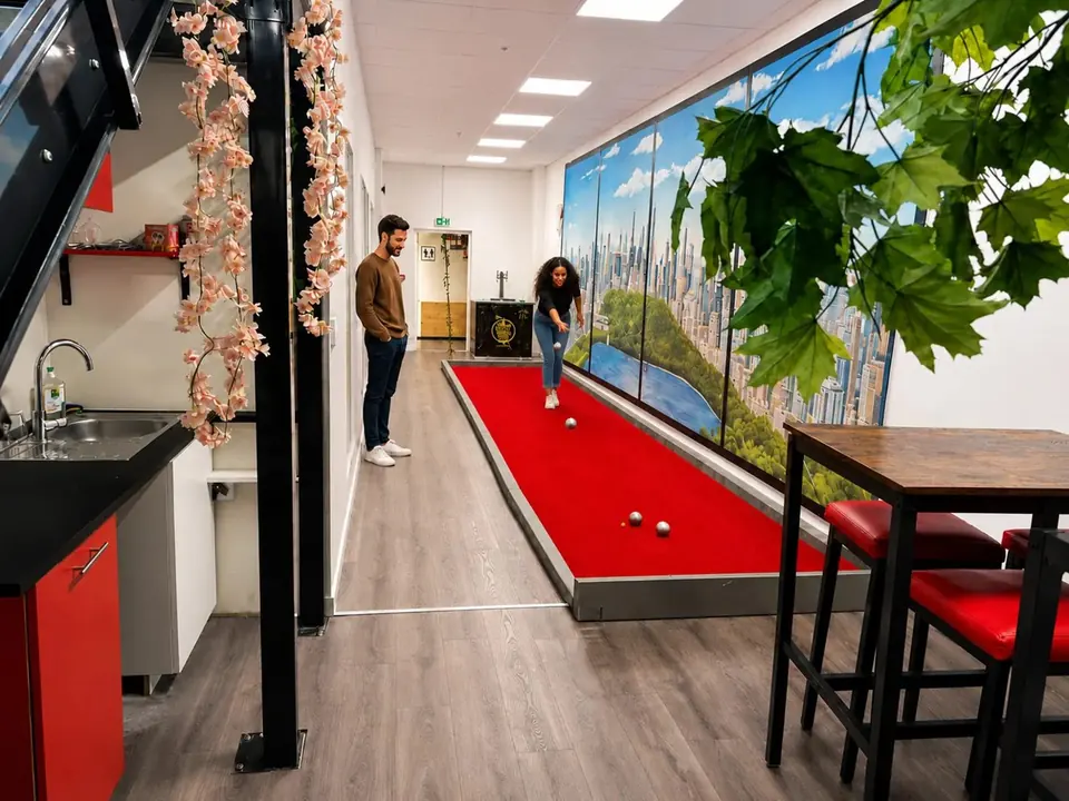 Terrain de pétanque — La Rivière Caillou, Saint-Étienne